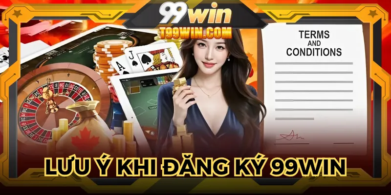 Một số lưu ý quan trọng để đăng ký 99WIN thành công